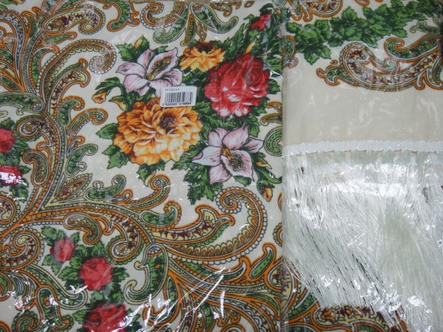 Платок цветы