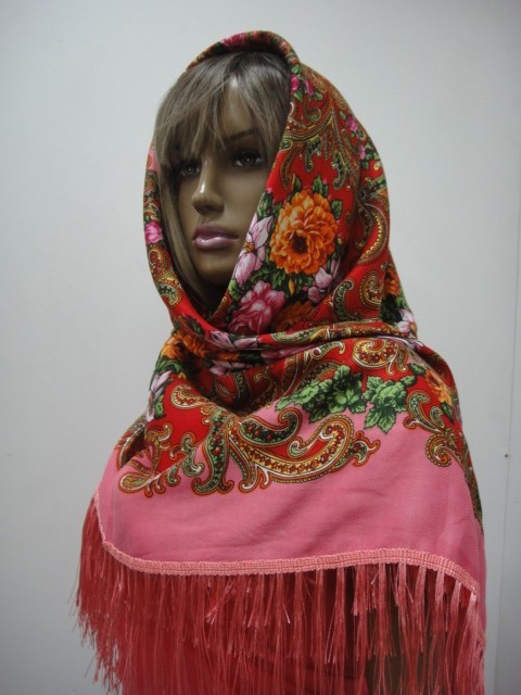 Платок цветы