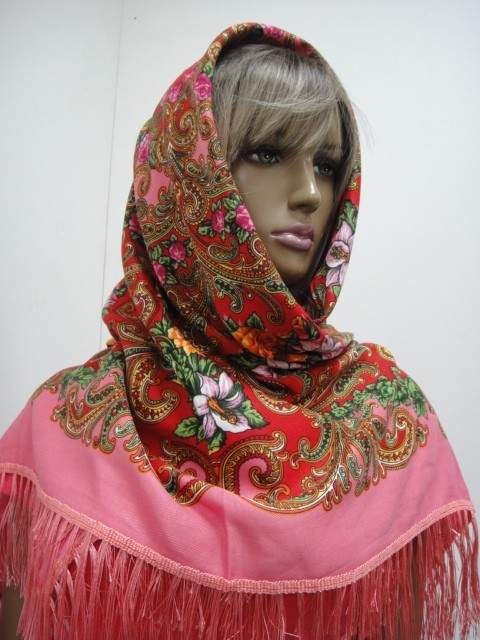 Платок цветы