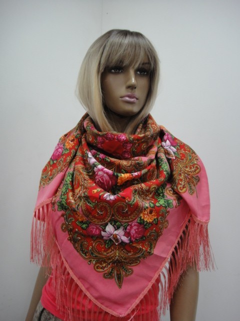 Платок цветы