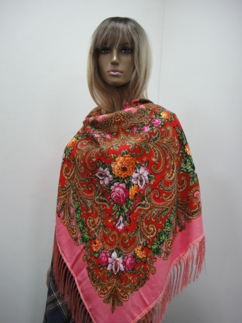 Платок цветы