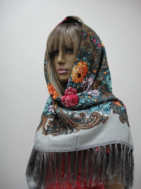 Платок цветы