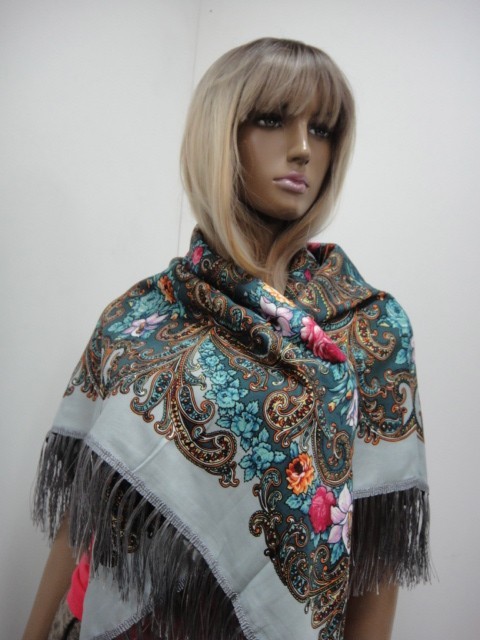 Платок цветы