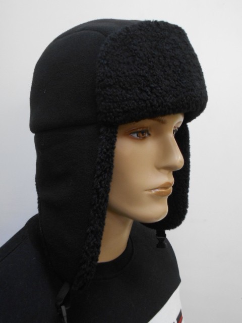  Ушанка коттон+барашек