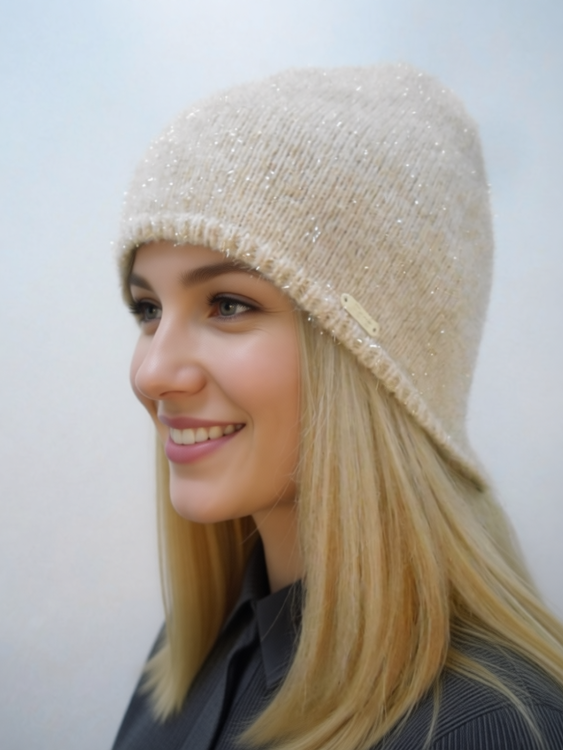  Диор шапка с люрексом