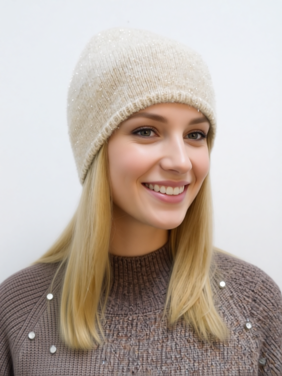  Диор шапка с люрексом