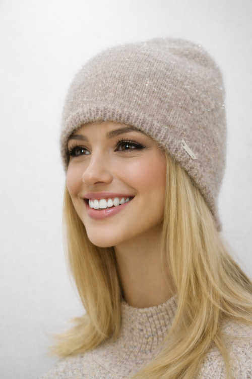  Диор шапка с люрексом