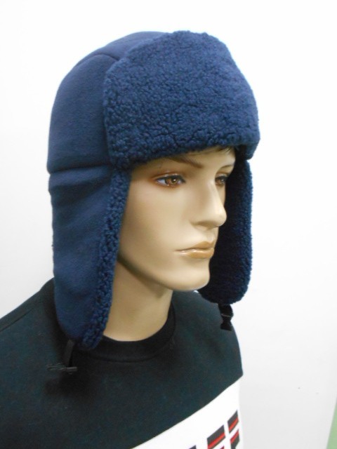  Ушанка коттон+барашек