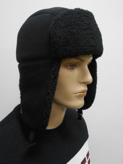  Ушанка коттон+барашек