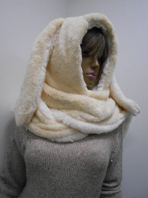  Капюшон зайка