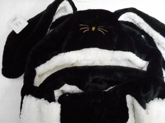  Капюшон зайка