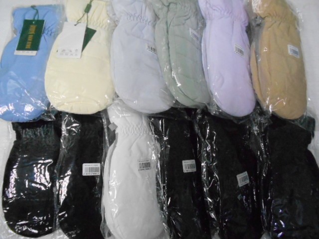  Варежки жен. плащёвка 