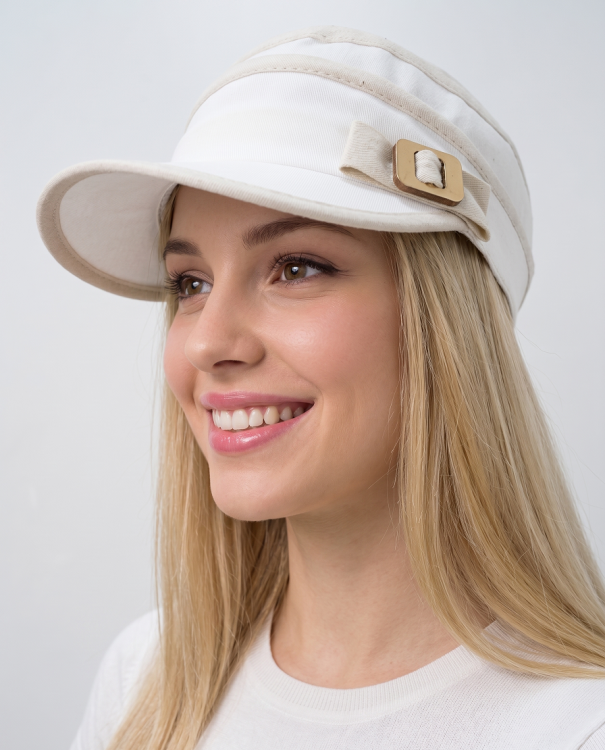 Кепка-бандана лён