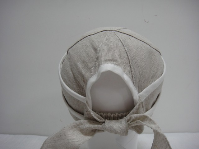 Кепка-бандана лён