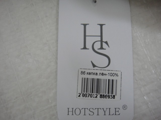 Кепка-бандана лён