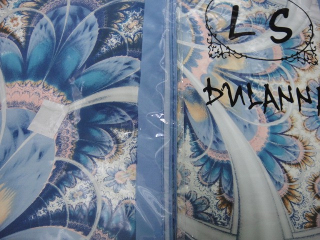 3D цветы платок