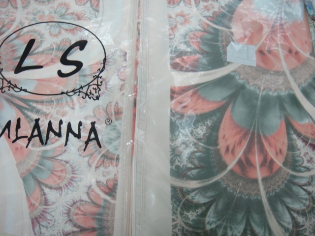 3D цветы платок