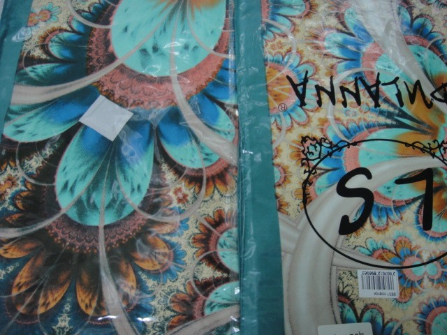 3D цветы платок