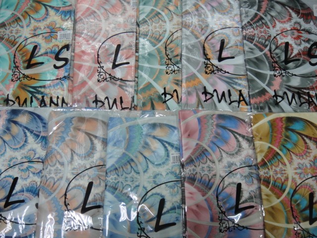 3D цветы платок