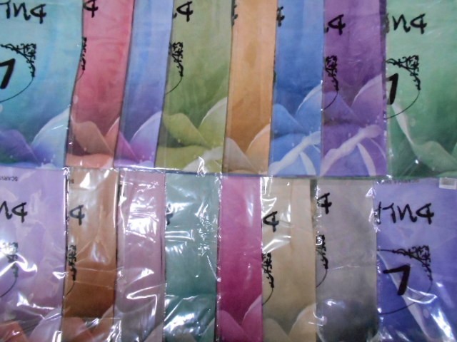 3D цветы палантин