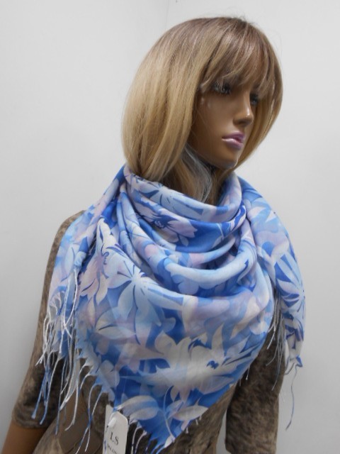 3D цветы платок