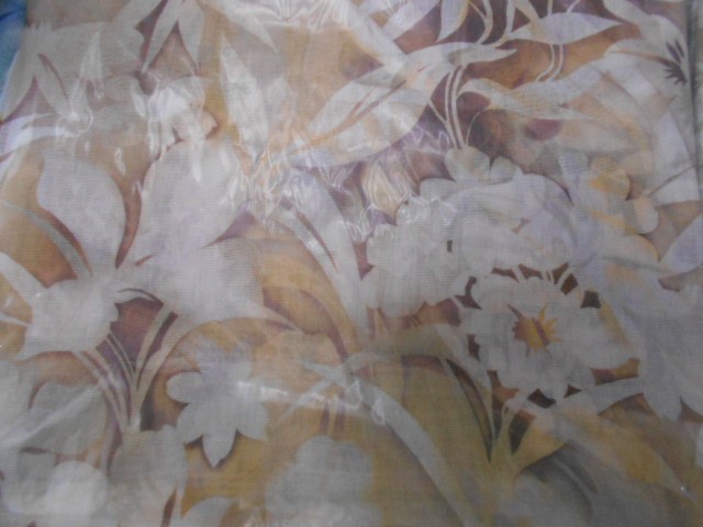 3D цветы платок