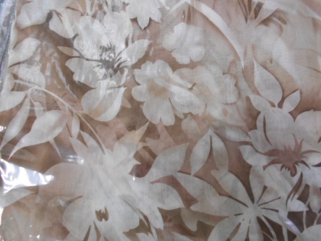 3D цветы платок