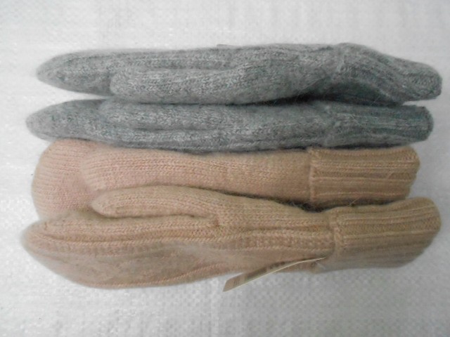  Варежки жен. шерсть