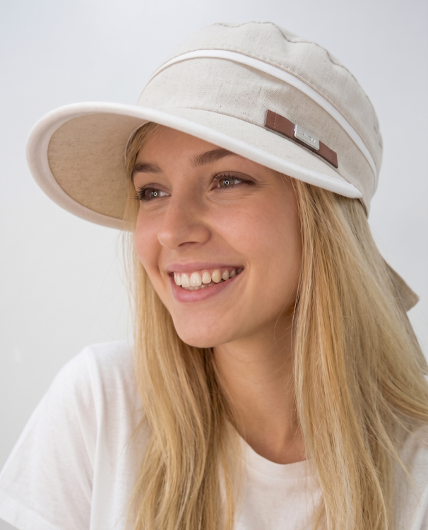  Кепка-бандана лён