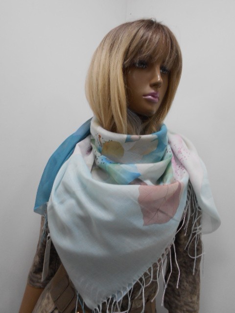  Деграде цветы платок