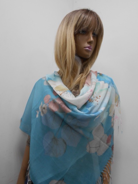  Деграде цветы платок