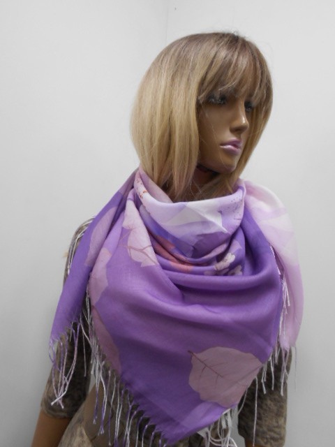  Деграде цветы платок