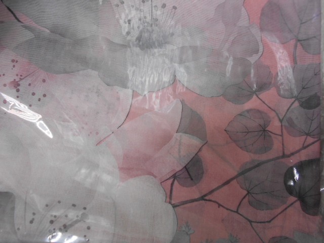  Деграде цветы платок