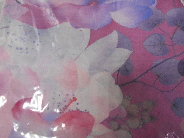  Деграде цветы платок