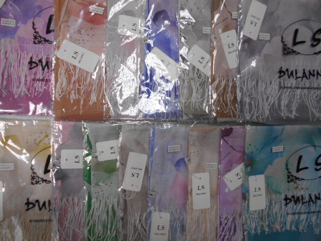  Деграде цветы платок