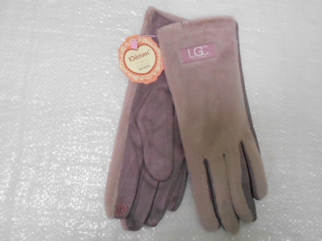  перчатки жен. экомех+под замшу