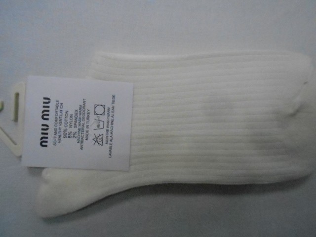  Носки жен. miumiu