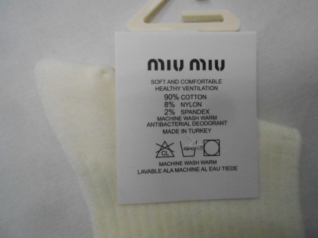  Носки жен. miumiu