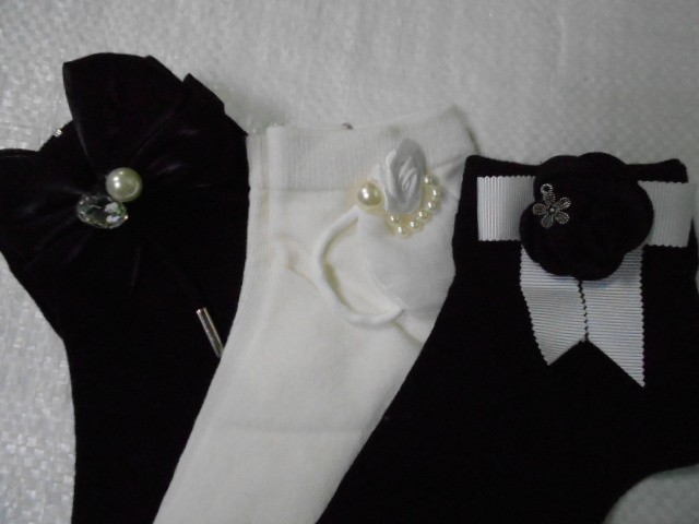  Носки жен. стразы