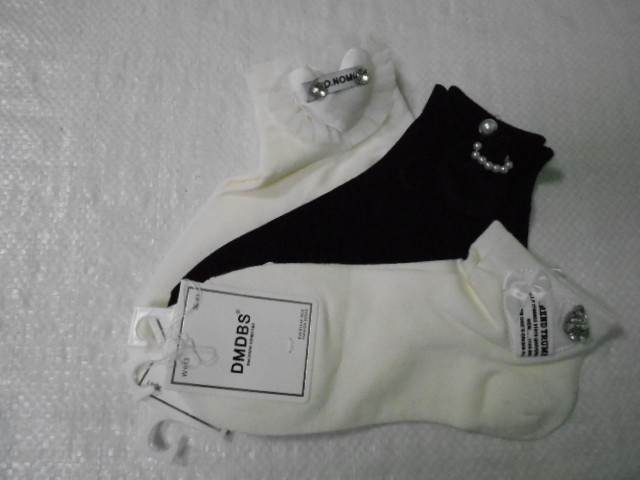  Носки жен. стразы