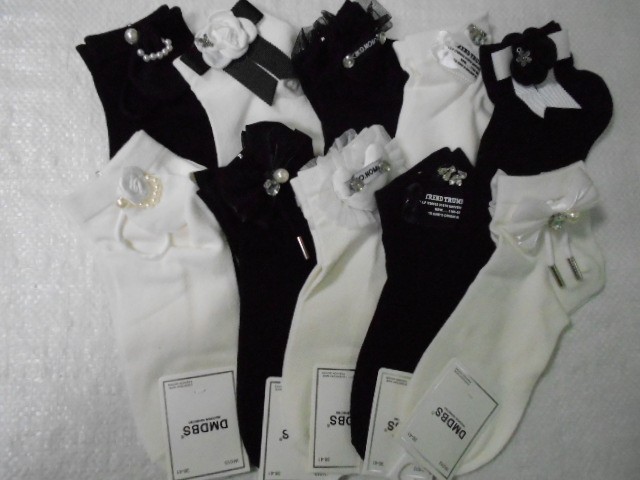  Носки жен. стразы