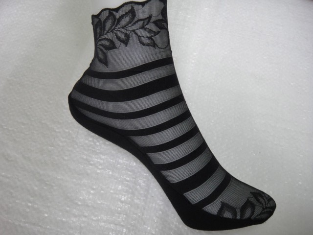  Носки жен.кружевные