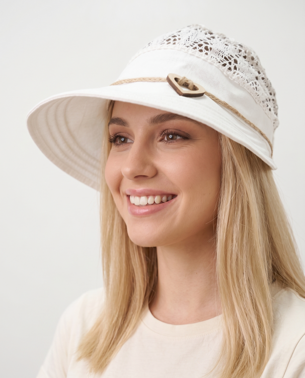  Кепка -шляпа лён