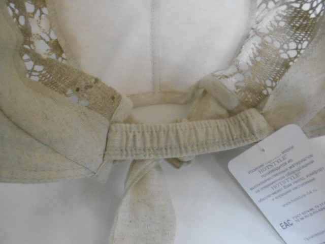  Кепка -шляпа лён