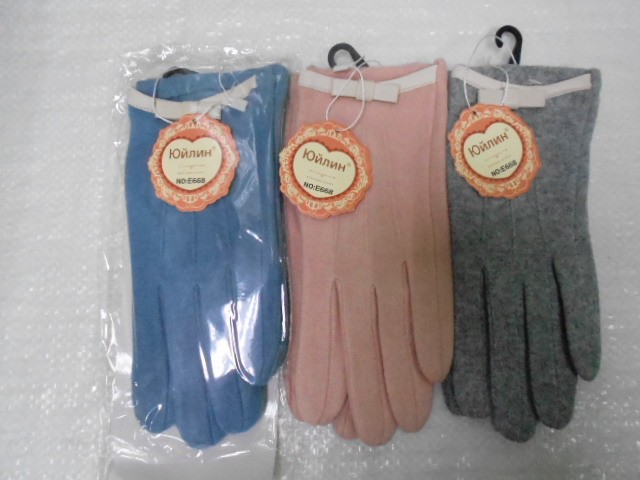   перчатки жен. шерсть+бамбук
