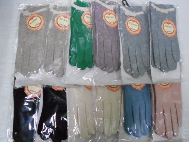   перчатки жен. шерсть+бамбук