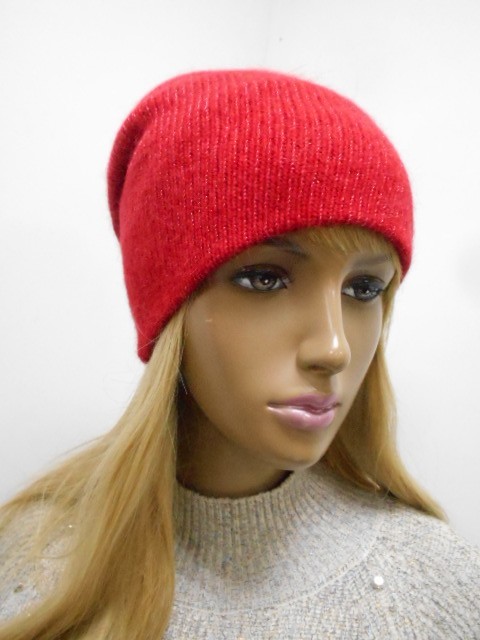  Олеся шапка с люрексом