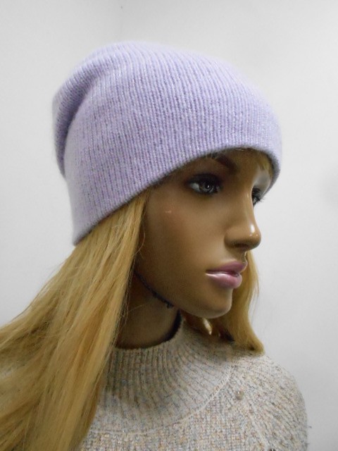  Олеся шапка с люрексом