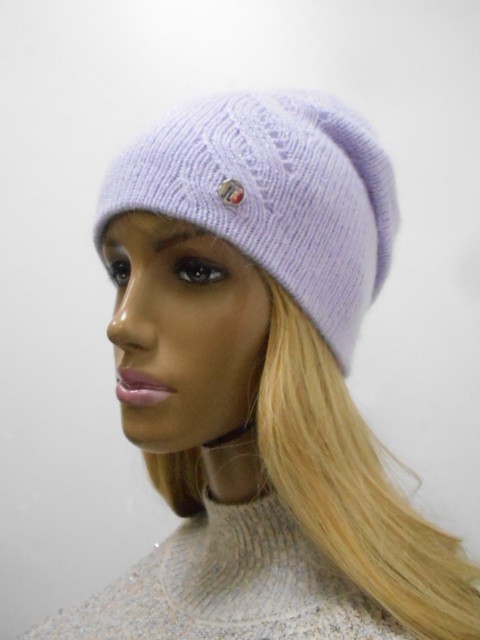  Олеся шапка с люрексом