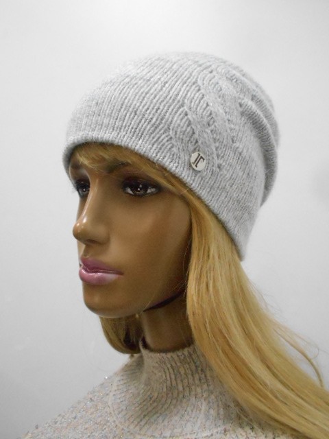  Олеся шапка с люрексом